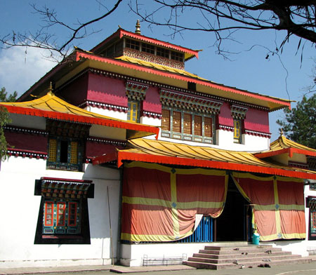 The holy premises of Enchey Monastery